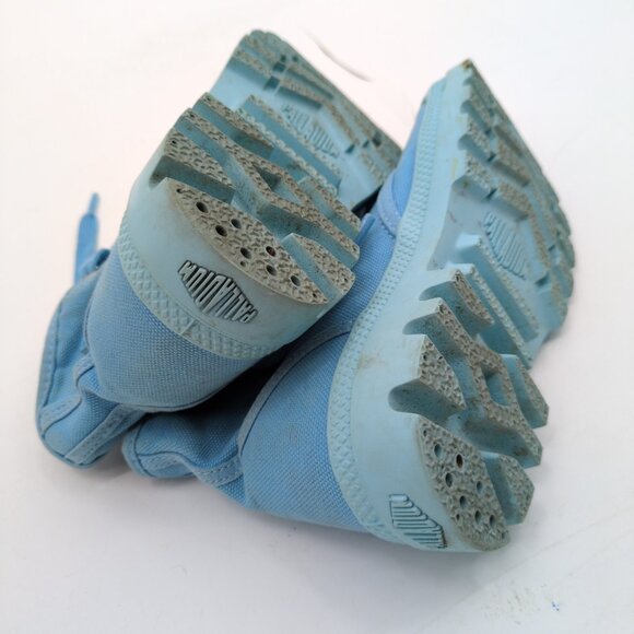 Palladium Pampa Hi Varsity Canvas Boots Blue Women’s 5 / Youth 3.5 Lace Up Retro - Picture 11 of 14